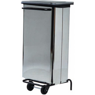 AV 4654 Mobilna inox kanta sa pedalom 70 lit